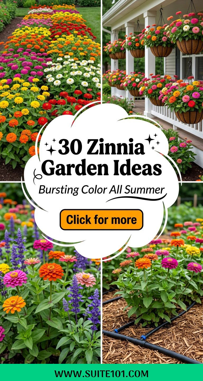 30 Zinnia Garden Ideas for Bursting Color All Summer Long - 30 Zinnia Garden Ideas for Bursting Color All Summer Long