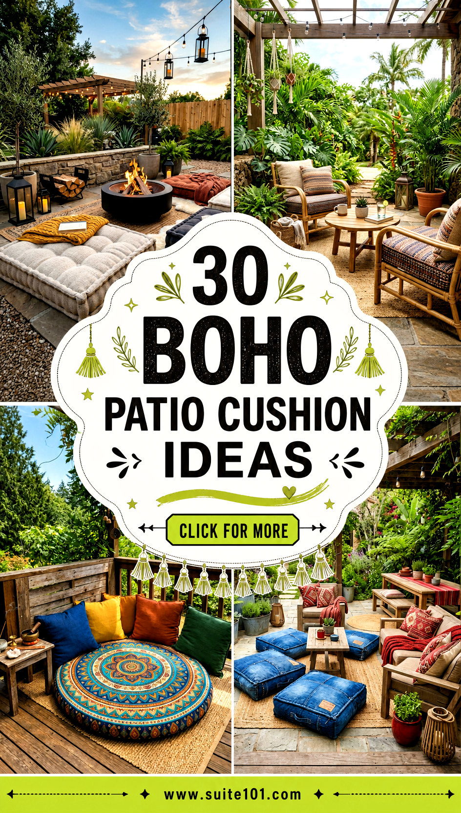 30 boho patio cushion ideas For Cozy Outdoor Comfort Every Season - 30 boho patio cushion ideas For Cozy Outdoor Comfort Every Season