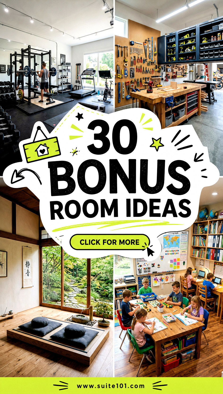 30 bonus room ideas To Create The Perfect Flex Space At Home - 30 bonus room ideas To Create The Perfect Flex Space At Home