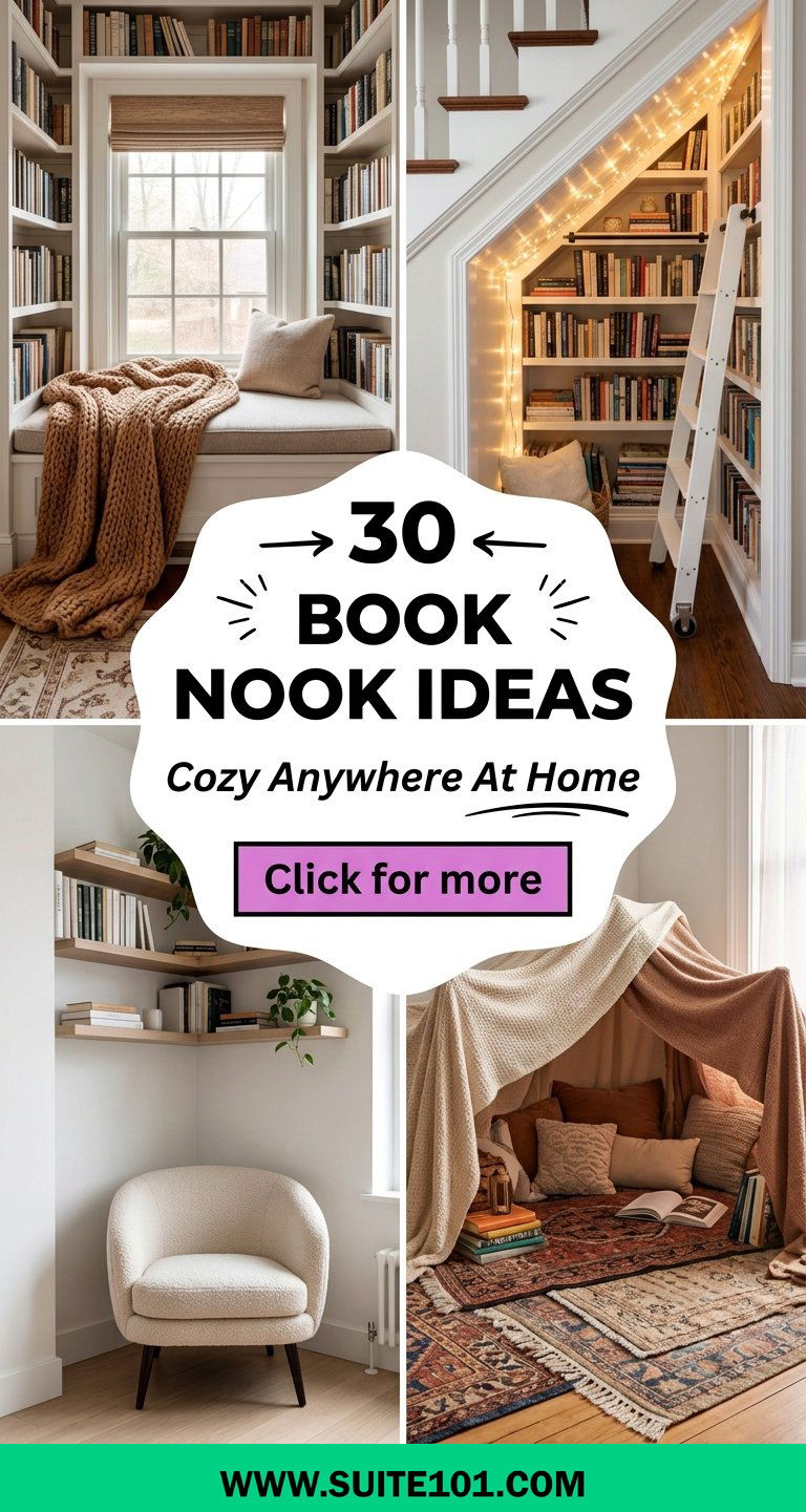 30 book nook ideas For A Cozy Reading Retreat Anywhere At Home - 30 book nook ideas For A Cozy Reading Retreat Anywhere At Home