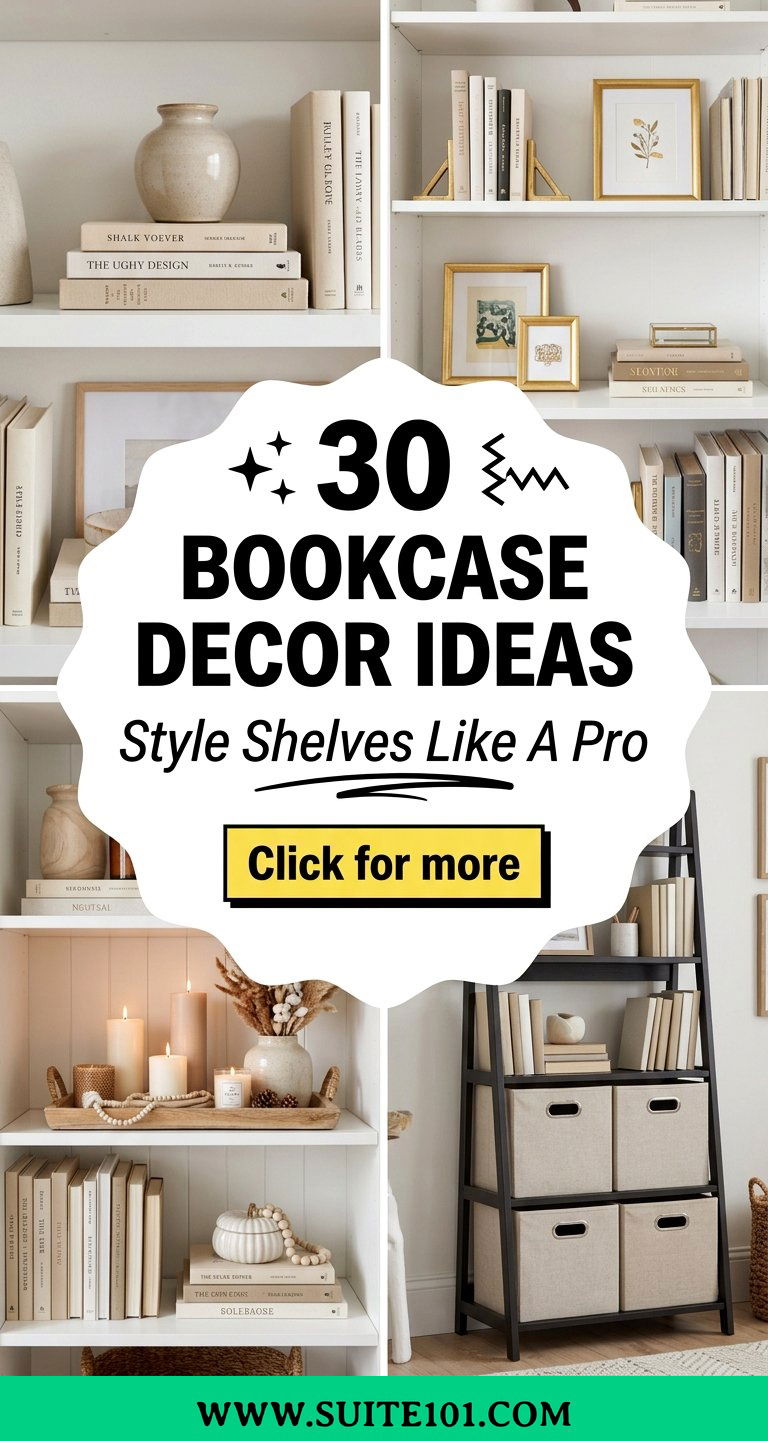 30 bookcase decor ideas To Style Shelves Like A Pro Today Quickly - 30 bookcase decor ideas To Style Shelves Like A Pro Today Quickly
