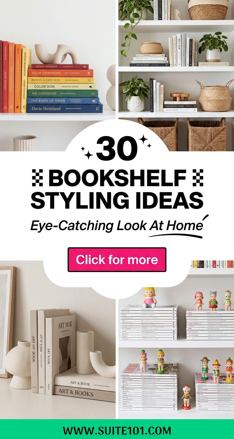 30 bookshelf styling ideas For An Eye-Catching Look At Home - 30 bookshelf styling ideas For An Eye-Catching Look At Home
