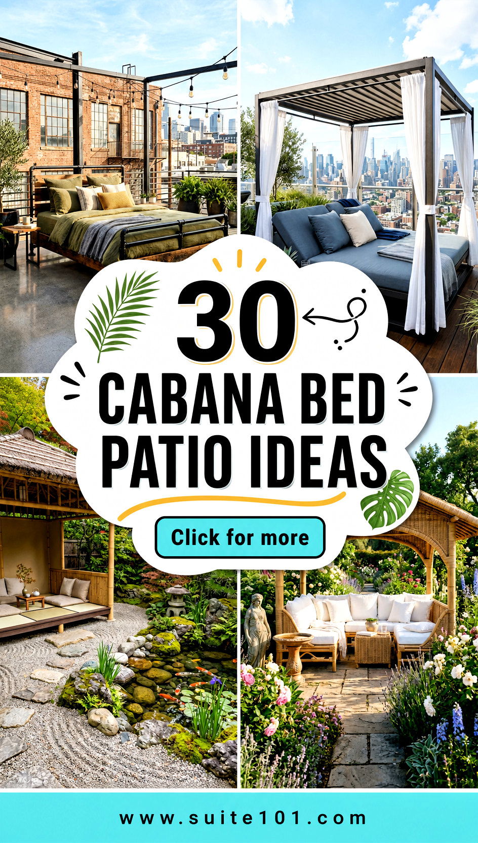 30 cabana bed patio ideas for lounge-ready outdoor comfort - 30 cabana bed patio ideas for lounge-ready outdoor comfort
