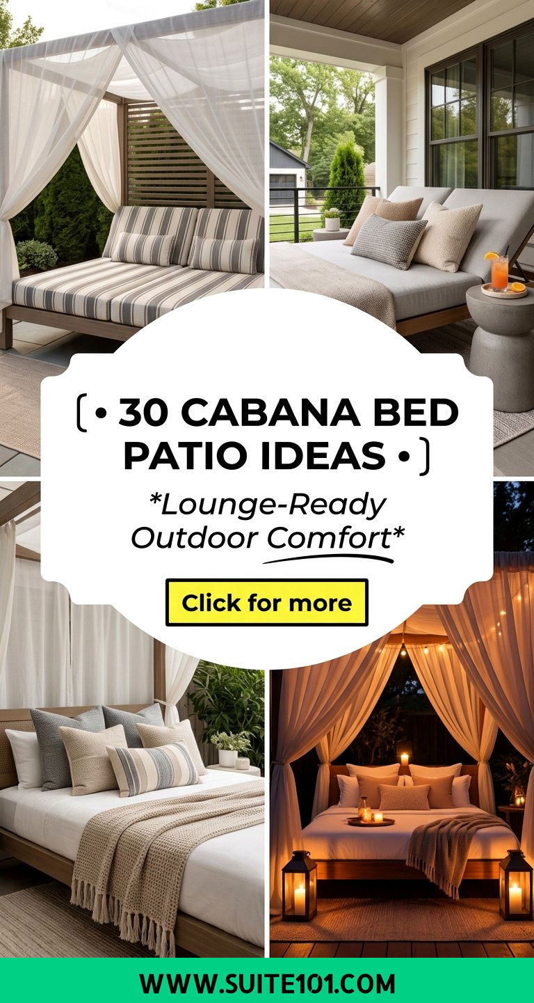 30 cabana bed patio ideas for lounge-ready outdoor comfort - 30 cabana bed patio ideas for lounge-ready outdoor comfort