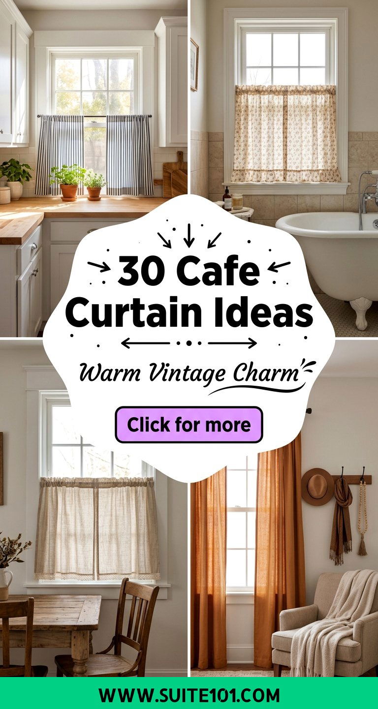 30 cafe curtain ideas to Style Every Room With Warm Vintage Charm - 30 cafe curtain ideas to Style Every Room With Warm Vintage Charm