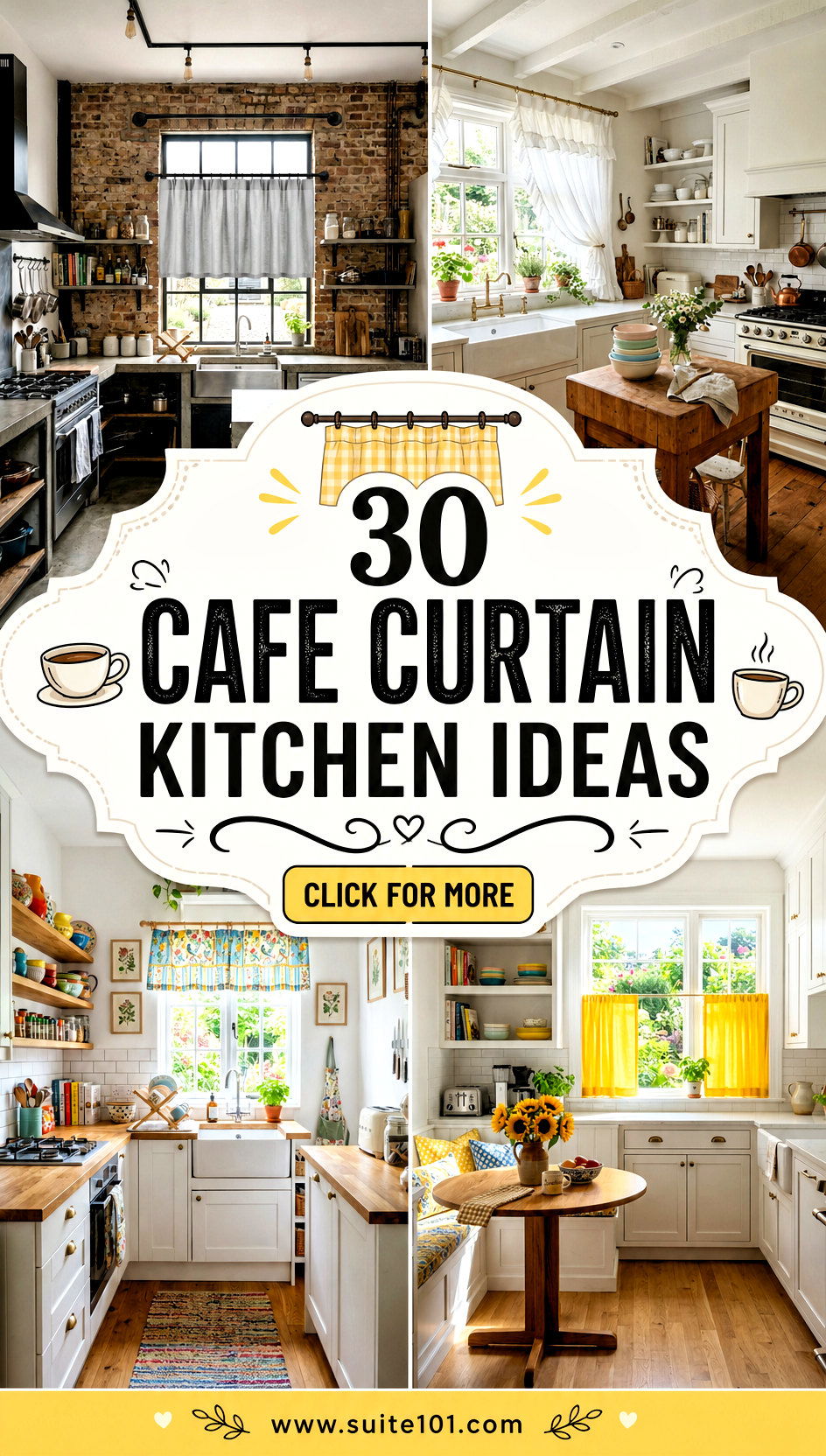 30 cafe curtain kitchen ideas for Instant Style and Charm - 30 cafe curtain kitchen ideas for Instant Style and Charm