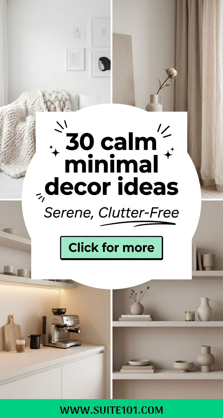 30 calm minimal decor ideas for a Serene Clutter-Free Home - 30 calm minimal decor ideas for a Serene, Clutter-Free Home