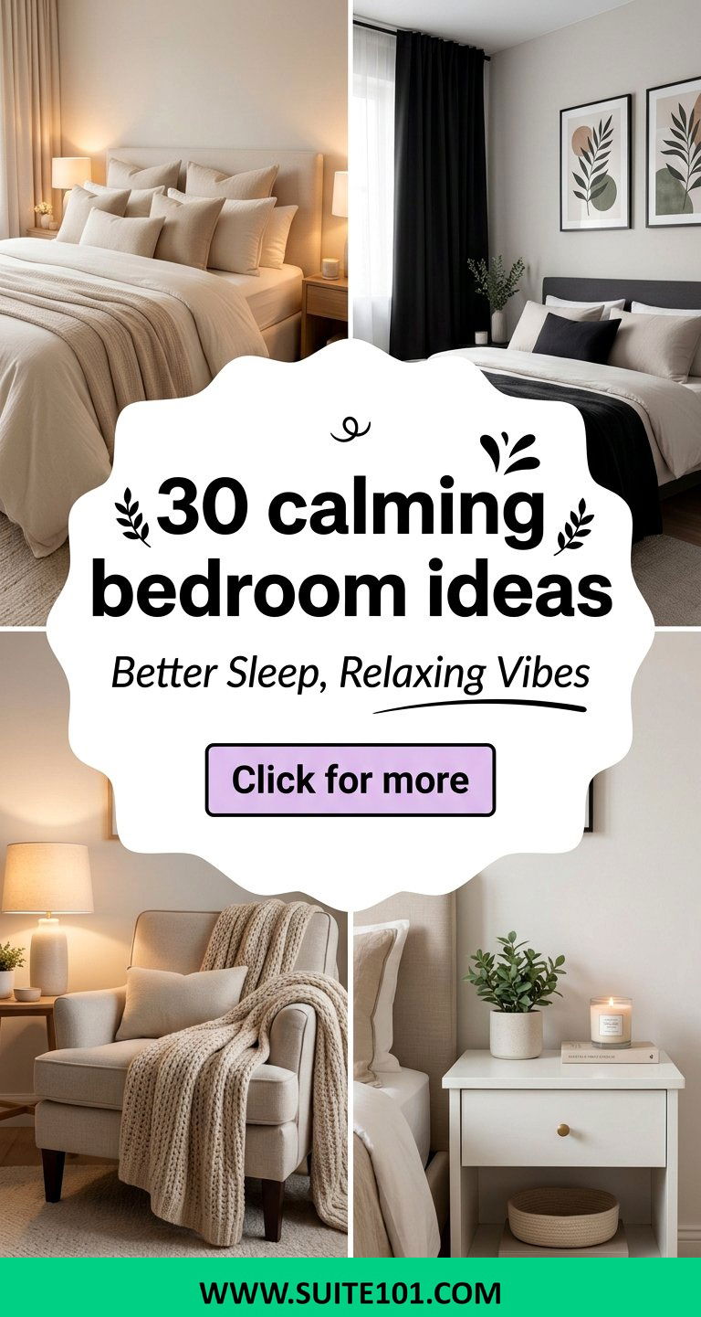30 calming bedroom ideas for Better Sleep and Relaxing Vibes - 30 calming bedroom ideas for Better Sleep and Relaxing Vibes