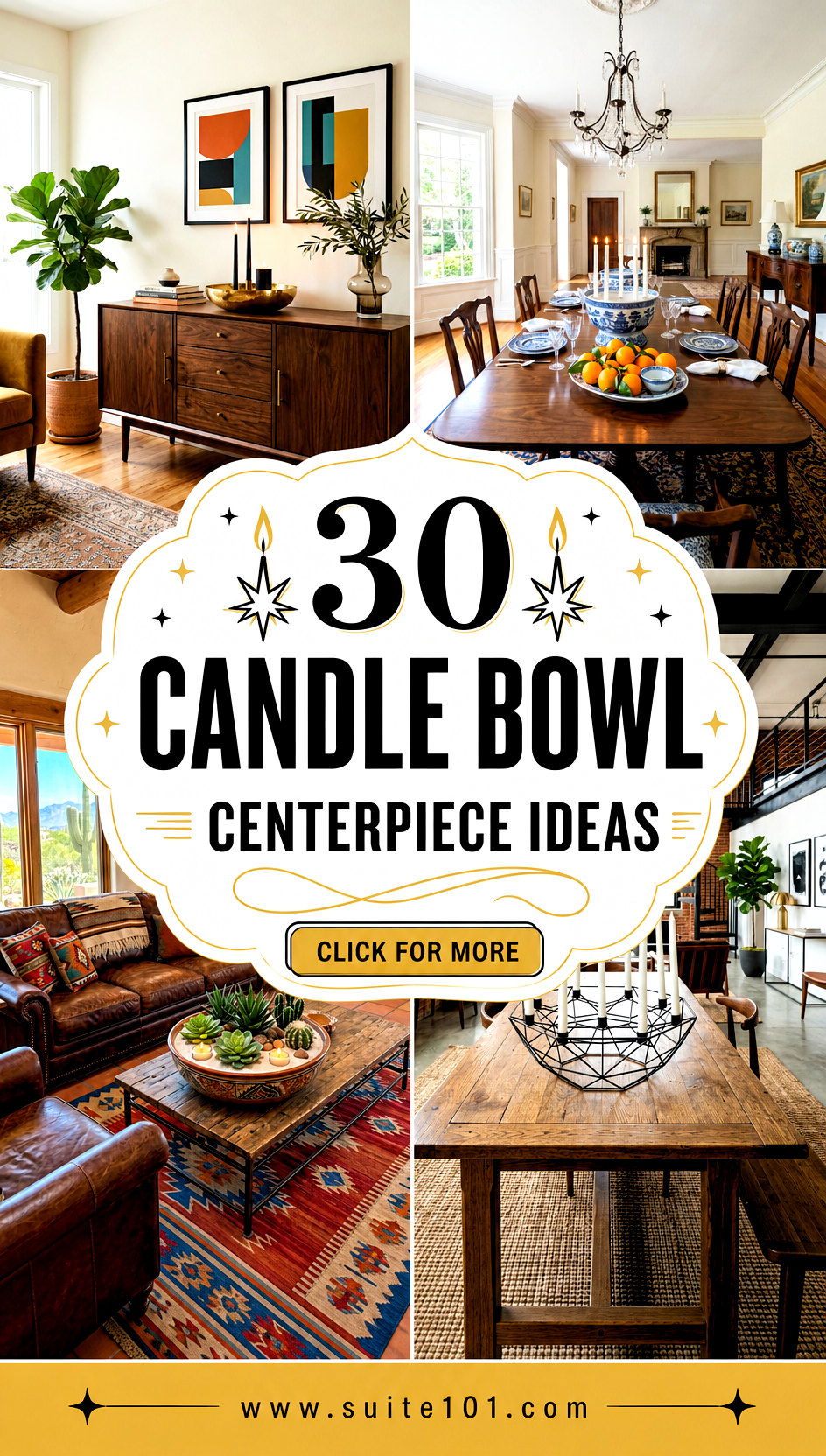 30 candle bowl centerpiece ideas for cozy elegant table decor - 30 candle bowl centerpiece ideas for cozy, elegant table decor