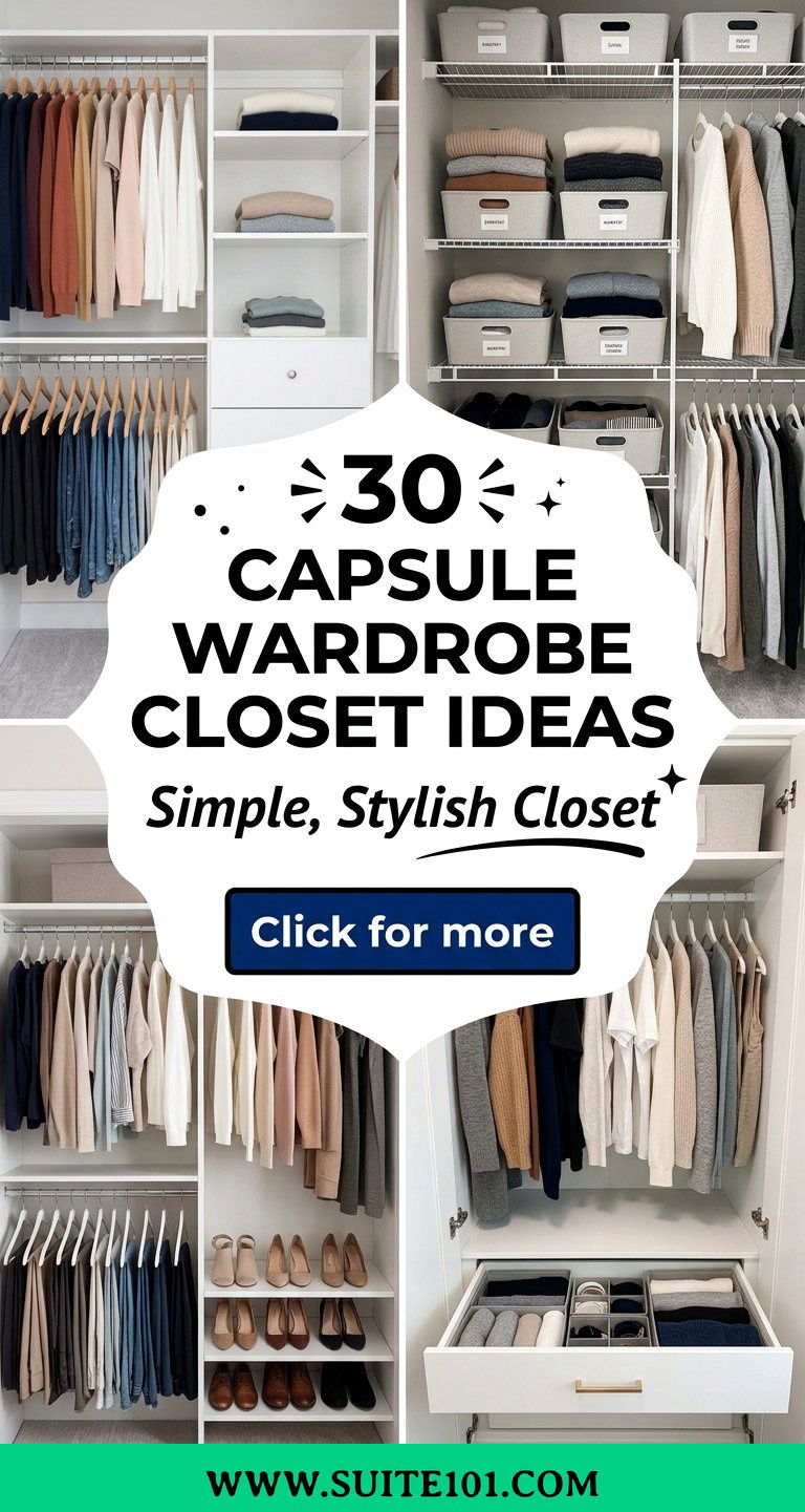 30 capsule wardrobe closet ideas for a simple stylish closet - 30 capsule wardrobe closet ideas for a simple, stylish closet