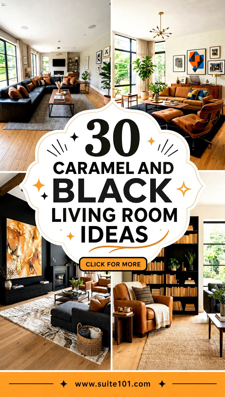 30 caramel and black living room ideas to upgrade your style - 30 caramel and black living room ideas to upgrade your style