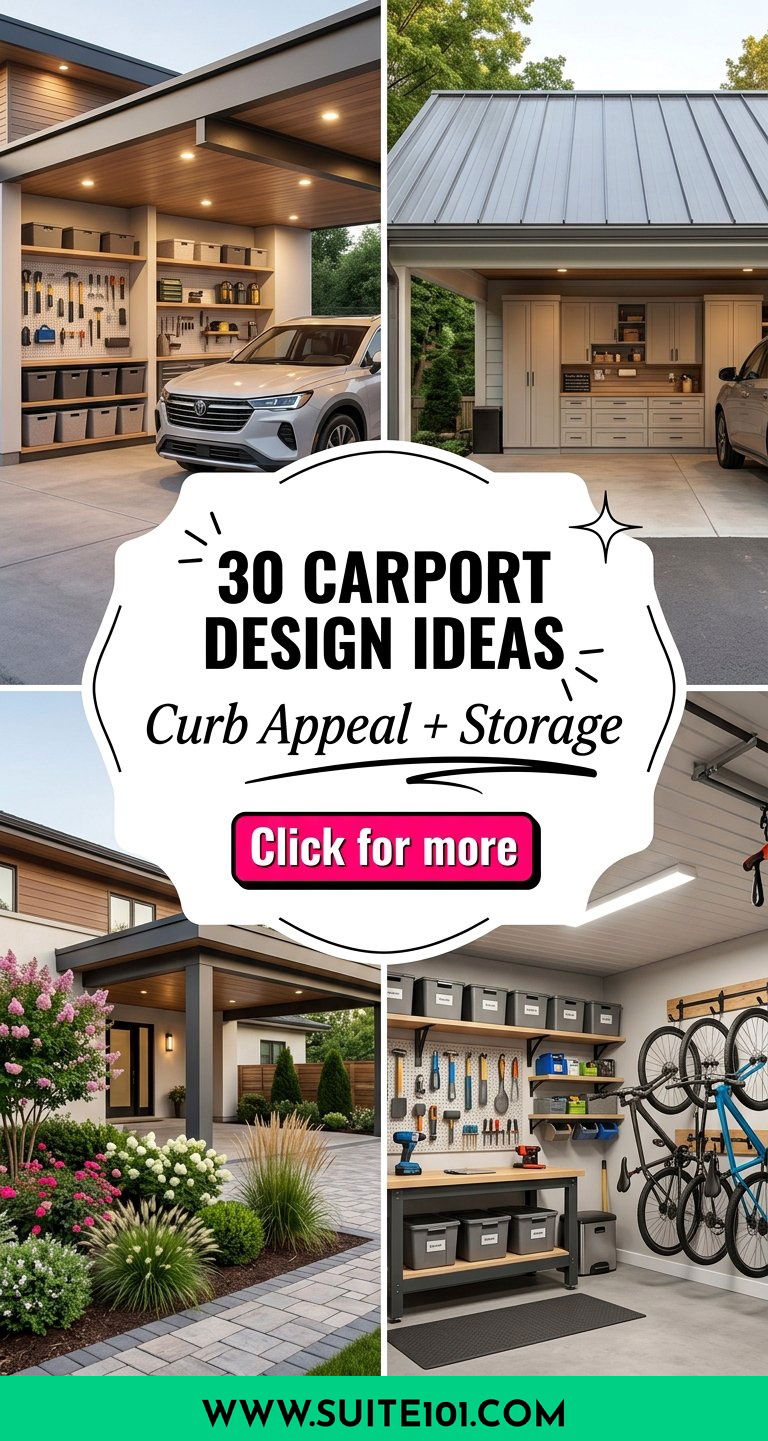 30 carport design ideas for curb appeal and smarter storage - 30 carport design ideas for curb appeal and smarter storage