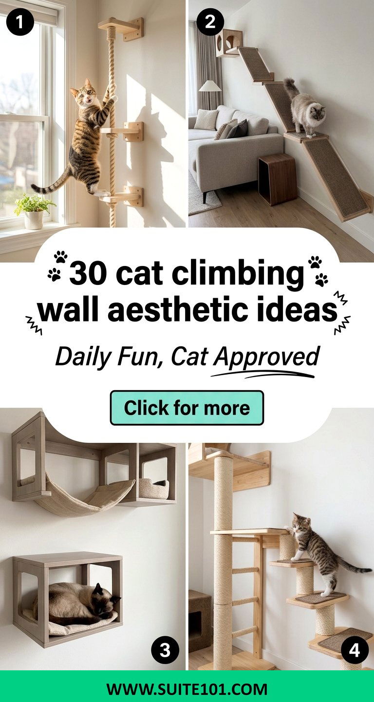 30 cat climbing wall aesthetic ideas to entertain your cat daily - 30 cat climbing wall aesthetic ideas to entertain your cat daily