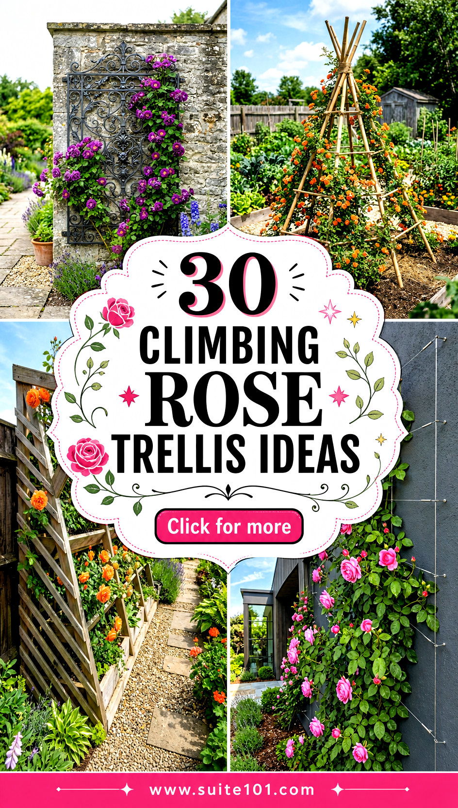 30 climbing rose trellis ideas Garden Support Youll Love - 30 climbing rose trellis ideas: Garden Support You'll Love