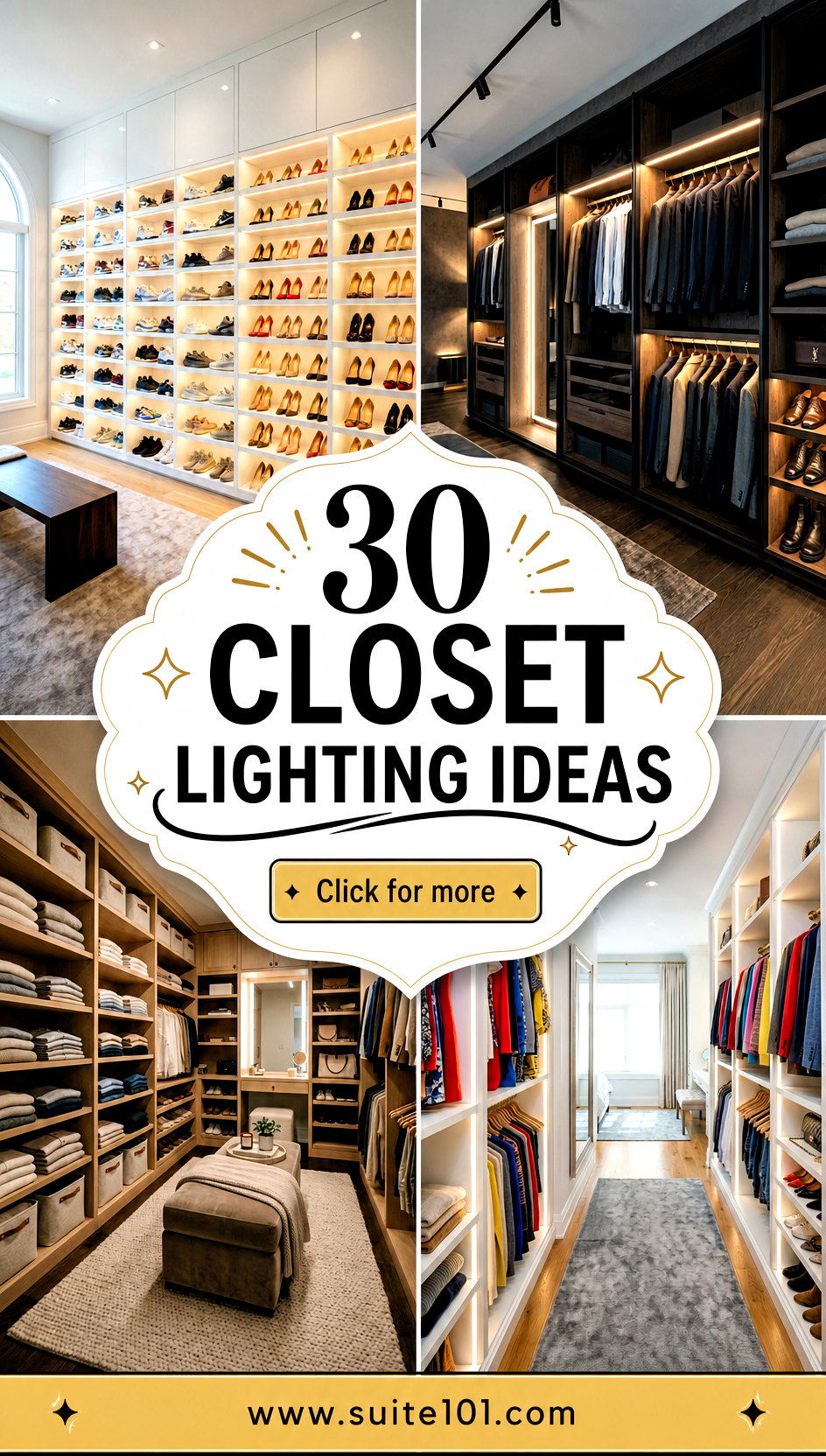 30 closet lighting ideas Brighten Your Closet With Style - 30 closet lighting ideas: Brighten Your Closet With Style