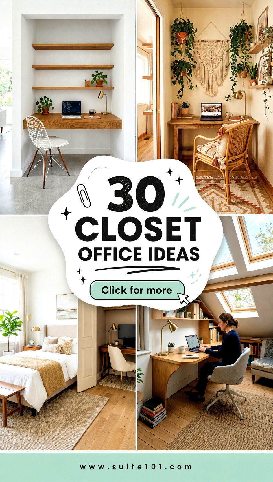 30 closet office ideas Create a Productive Workspace Anywhere - 30 closet office ideas: Create a Productive Workspace Anywhere