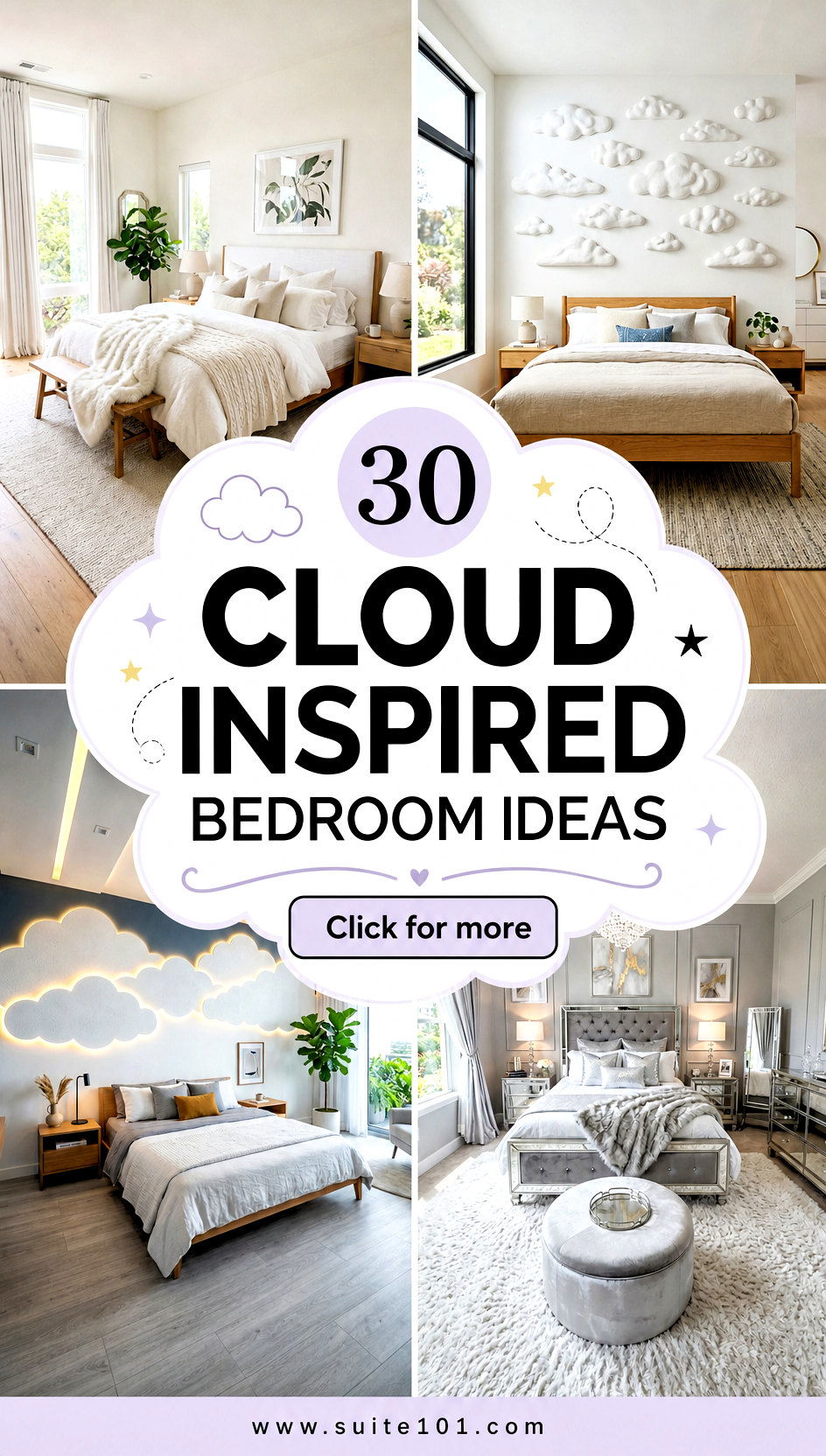 30 cloud inspired bedroom ideas Dreamy Airy Comfort for Sleep - 30 cloud inspired bedroom ideas: Dreamy, Airy Comfort for Sleep