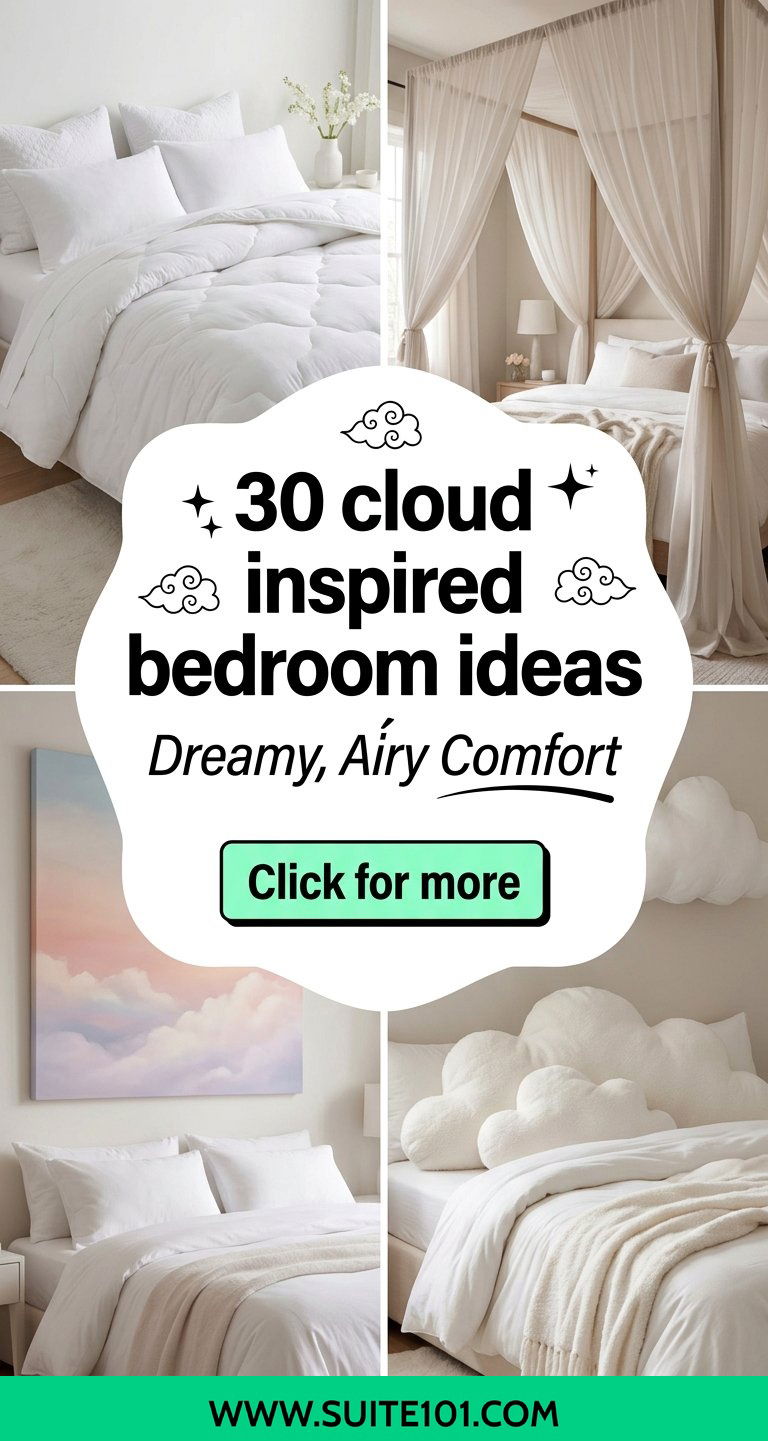 30 cloud inspired bedroom ideas Dreamy Airy Comfort for Sleep - 30 cloud inspired bedroom ideas: Dreamy, Airy Comfort for Sleep