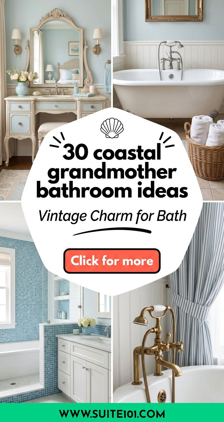 30 coastal grandmother bathroom ideas Vintage Charm for Bath - 30 coastal grandmother bathroom ideas: Vintage Charm for Bath