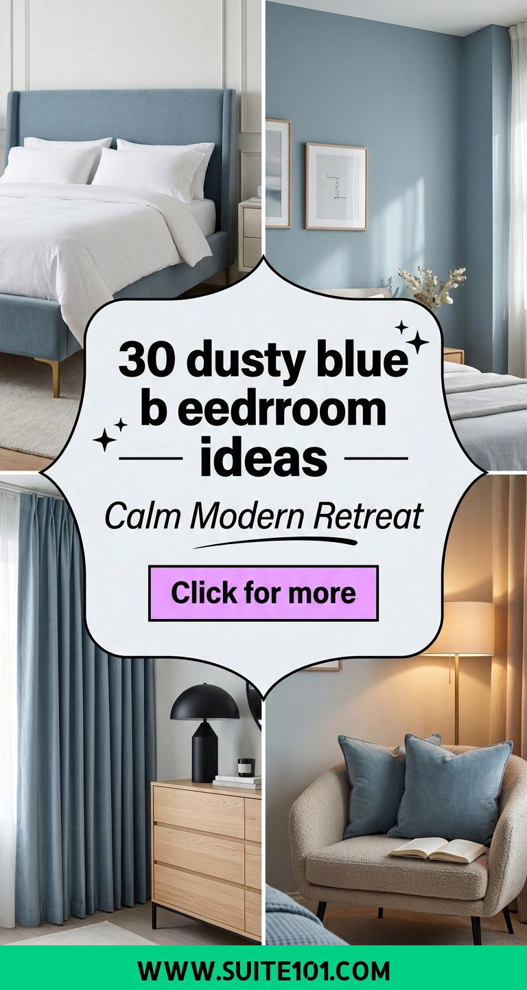 30 dusty blue bedroom ideas for a Calm Modern Retreat Today - 30 dusty blue bedroom ideas for a Calm, Modern Retreat Today