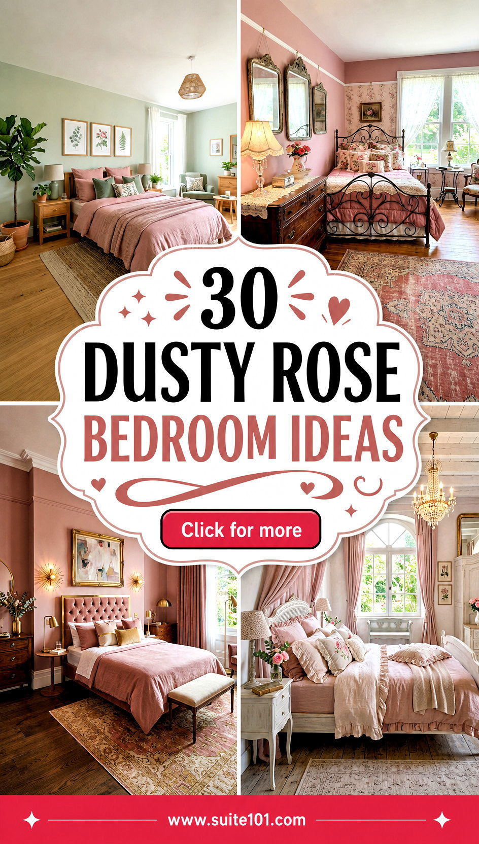 30 dusty rose bedroom ideas for romantic modern comfort - 30 dusty rose bedroom ideas for romantic, modern comfort