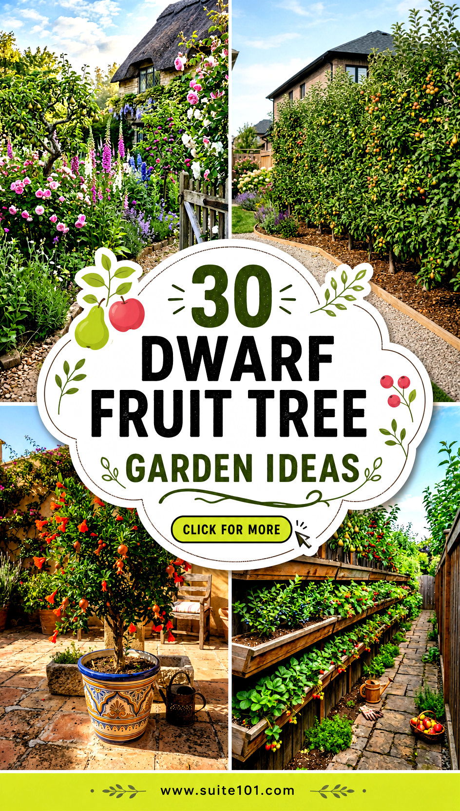 30 dwarf fruit tree garden ideas for Small-Space Harvest - 30 dwarf fruit tree garden ideas for Small-Space Harvest