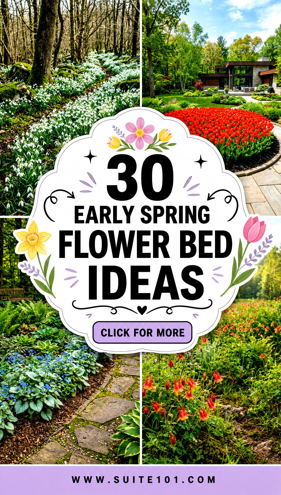 30 early spring flower bed ideas to Refresh Your Yard Fast - 30 early spring flower bed ideas to Refresh Your Yard Fast