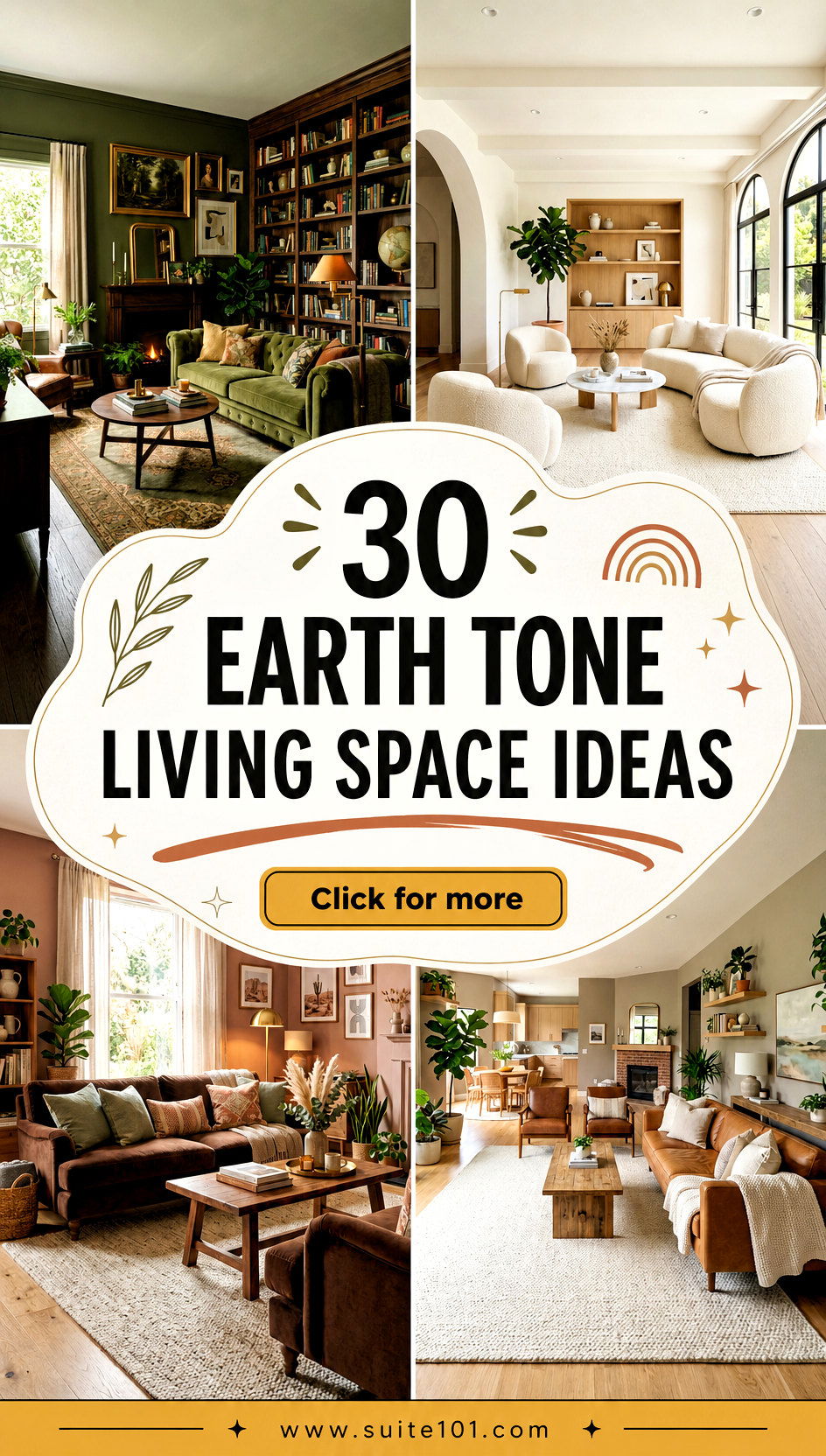 30 earth tone living space ideas for Warm Earthy Style - 30 earth tone living space ideas for Warm, Earthy Style
