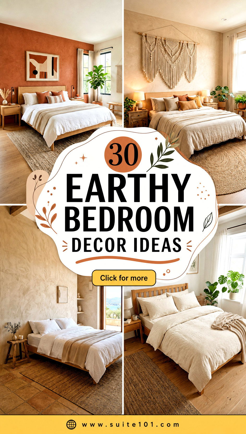 30 earthy bedroom decor ideas to Warm Up Every Corner Now - 30 earthy bedroom decor ideas to Warm Up Every Corner Now