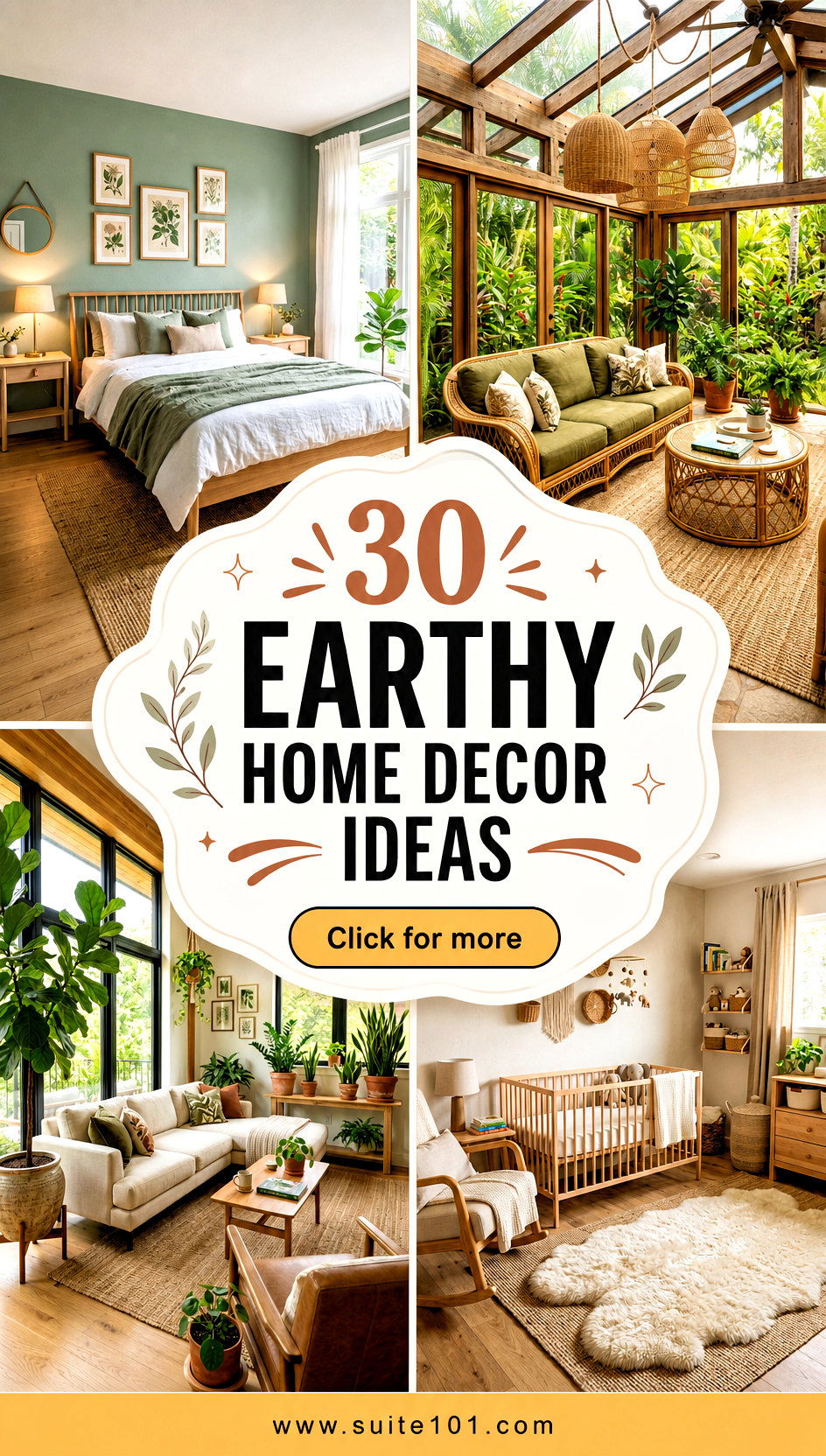 30 earthy home decor ideas to warm up your space beautifully - 30 earthy home decor ideas to warm up your space beautifully