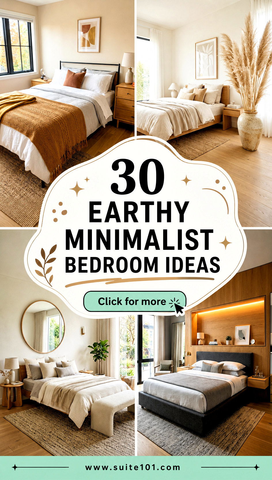 30 earthy minimalist bedroom ideas for a clutter-free retreat - 30 earthy minimalist bedroom ideas for a clutter-free retreat