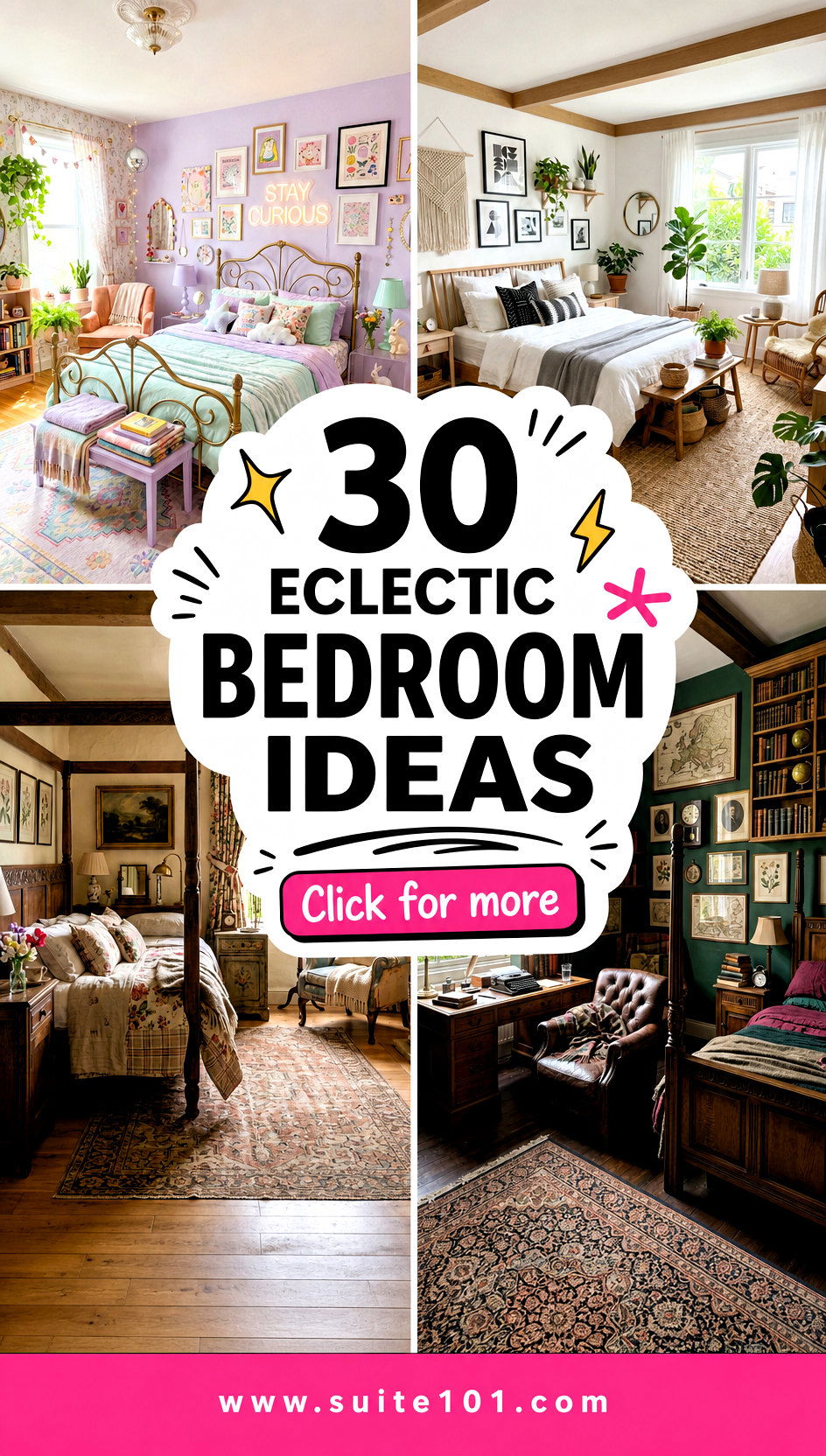 30 eclectic bedroom ideas for bold comfort and standout style - 30 eclectic bedroom ideas for bold comfort and standout style