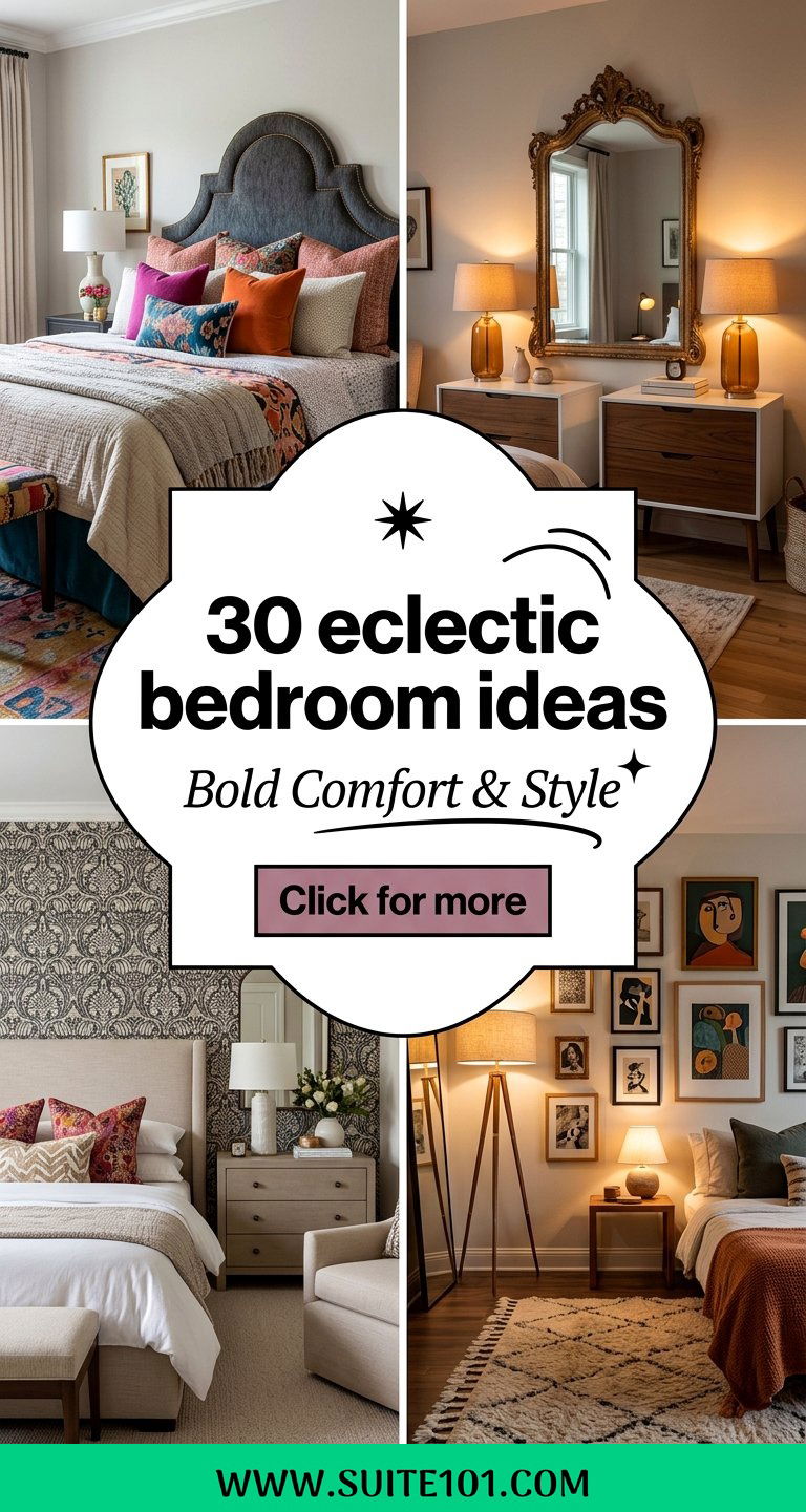 30 eclectic bedroom ideas for bold comfort and standout style - 30 eclectic bedroom ideas for bold comfort and standout style