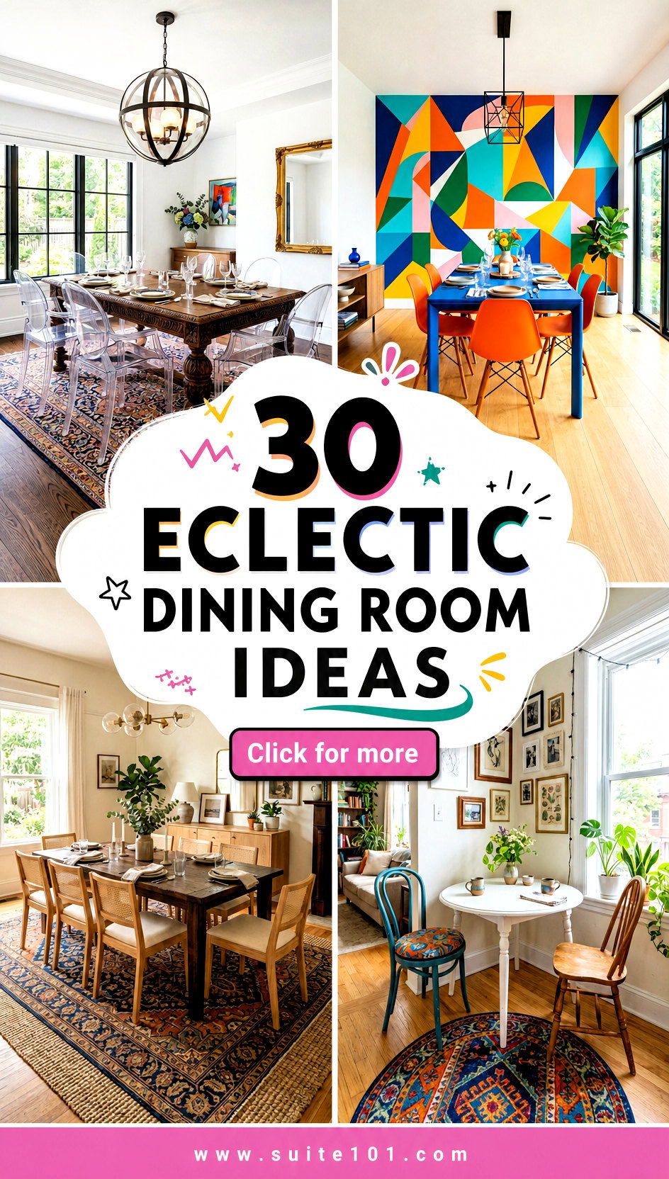 30 eclectic dining room ideas to mix styles with confidence - 30 eclectic dining room ideas to mix styles with confidence