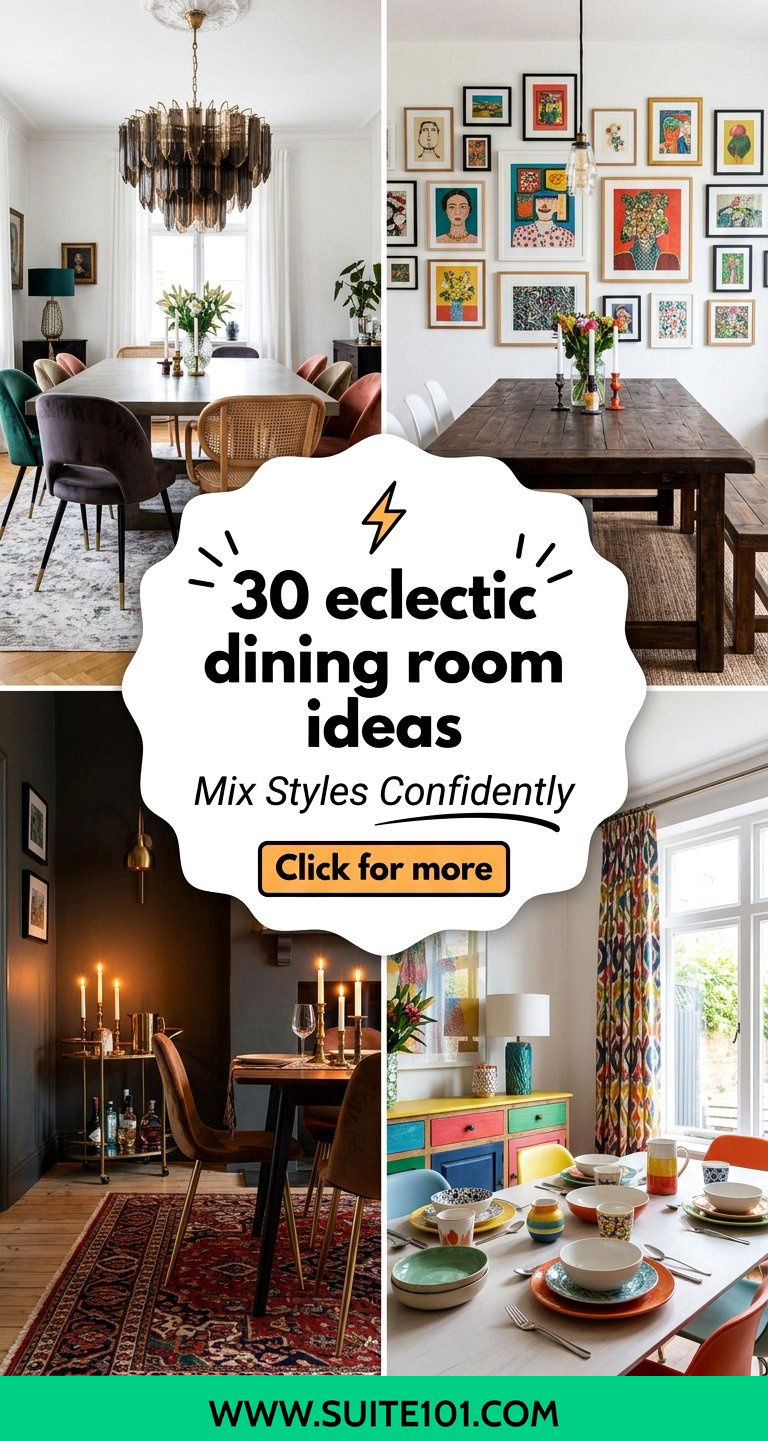 30 eclectic dining room ideas to mix styles with confidence - 30 eclectic dining room ideas to mix styles with confidence