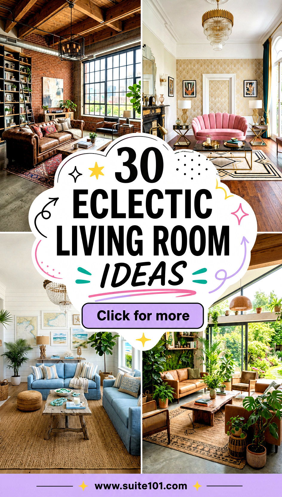30 eclectic living room ideas for stylish lived-in vibes - 30 eclectic living room ideas for stylish, lived-in vibes