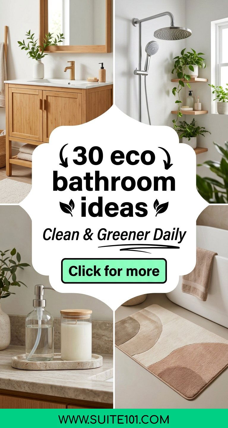 30 eco bathroom ideas for a cleaner greener daily routine - 30 eco bathroom ideas for a cleaner, greener daily routine