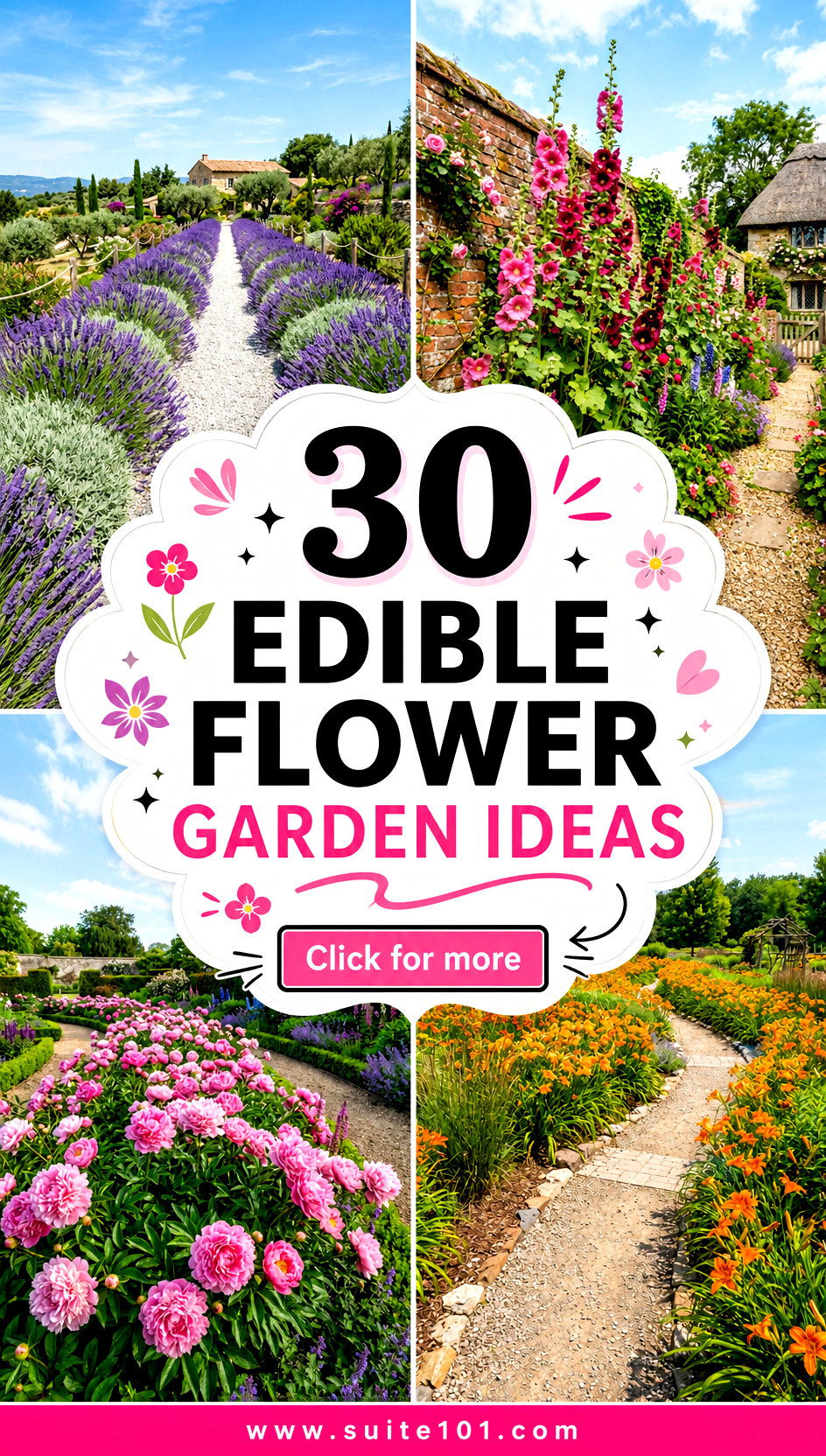 30 edible flower garden ideas for a Pretty Edible Harvest - 30 edible flower garden ideas for a Pretty, Edible Harvest