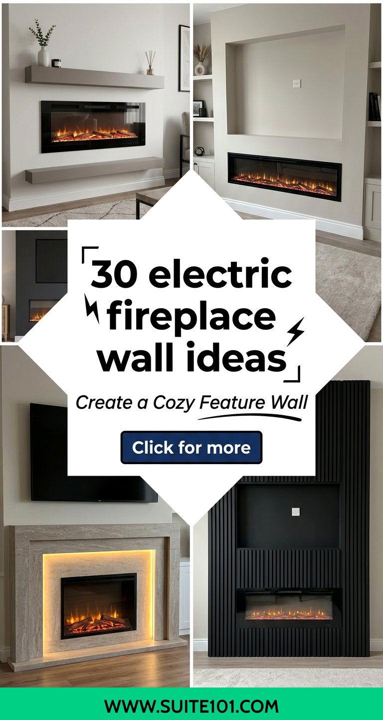 30 electric fireplace wall ideas to Create a Cozy Feature Wall - 30 electric fireplace wall ideas to Create a Cozy Feature Wall