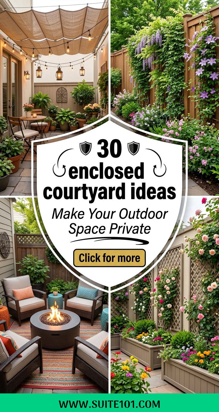 30 enclosed courtyard ideas to Make Your Outdoor Space Private - 30 enclosed courtyard ideas to Make Your Outdoor Space Private