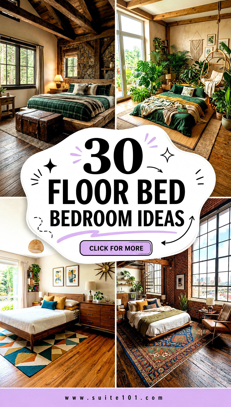 30 floor bed bedroom ideas For a Cozy Minimalist Look - 30 floor bed bedroom ideas: For a Cozy Minimalist Look