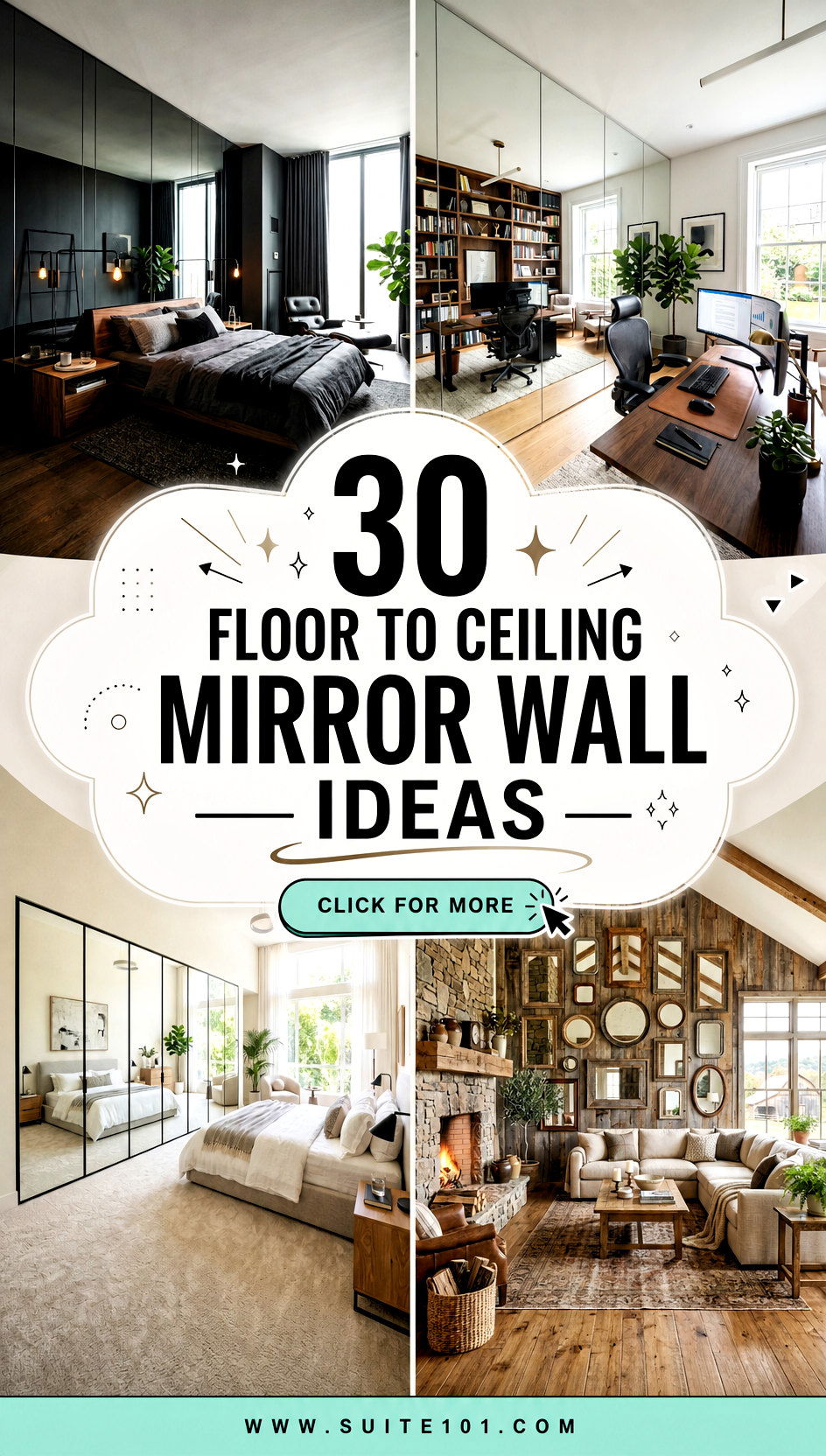 30 floor to ceiling mirror wall ideas Bigger Brighter Rooms - 30 floor to ceiling mirror wall ideas: Bigger, Brighter Rooms