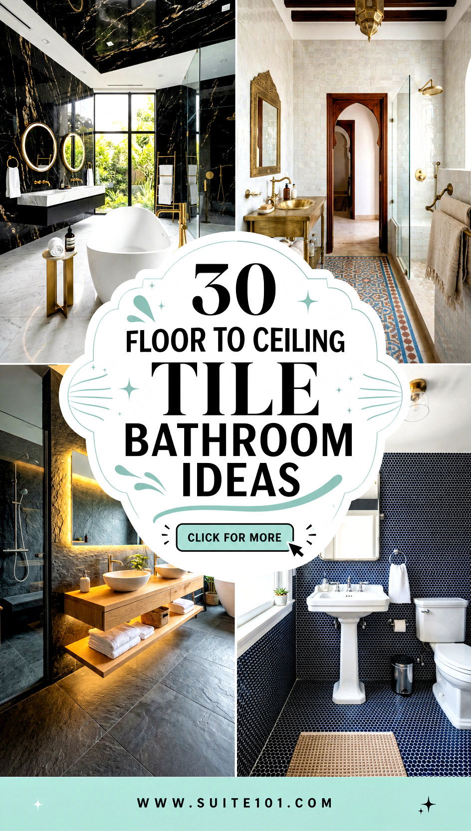30 floor to ceiling tile bathroom ideas for a Spa-Like Remodel - 30 floor to ceiling tile bathroom ideas: for a Spa-Like Remodel