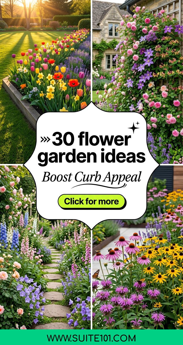 30 flower garden ideas to Boost Curb Appeal in Any Space - 30 flower garden ideas: to Boost Curb Appeal in Any Space