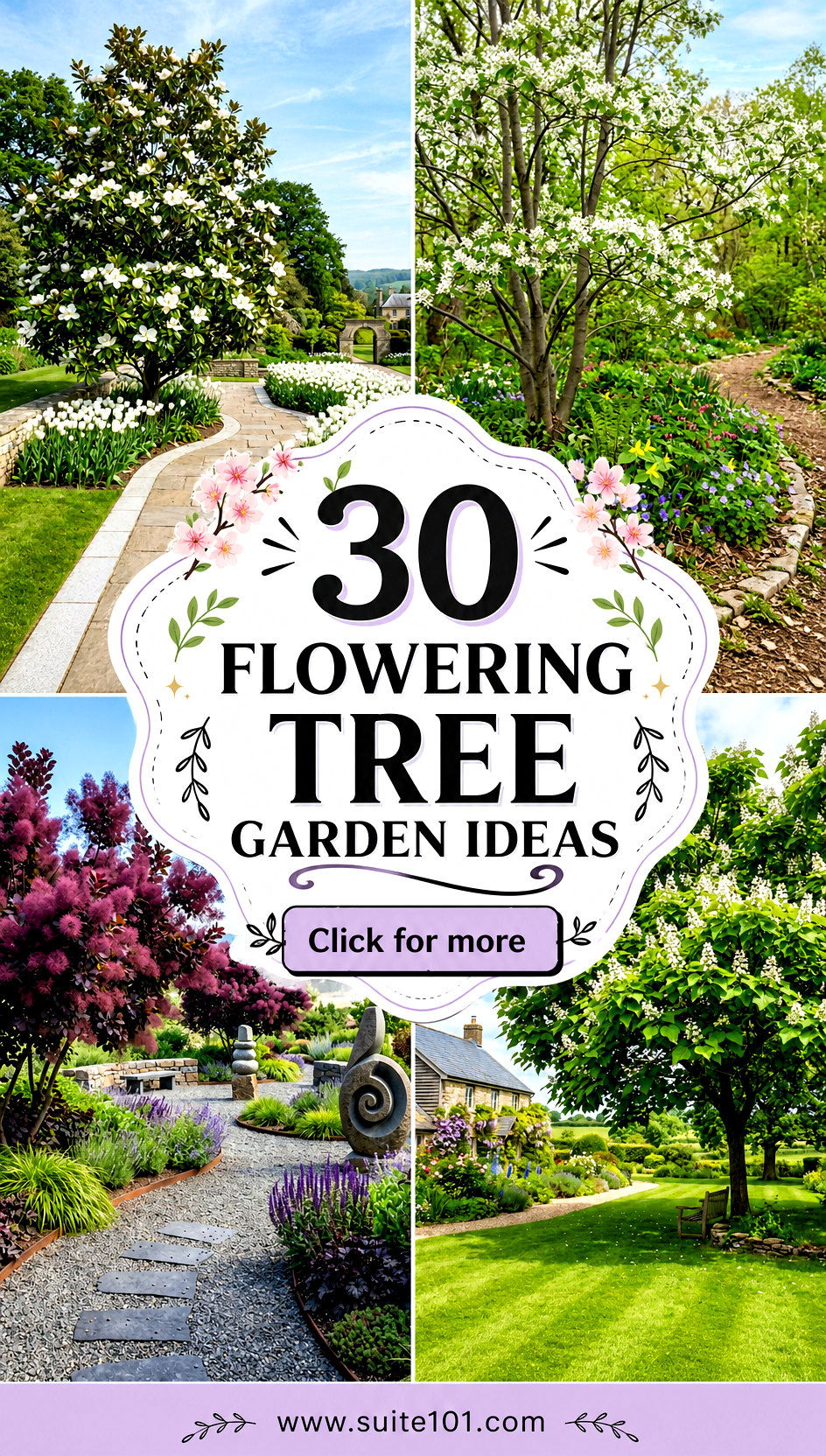 30 flowering tree garden ideas For a Colorful Yard Every Spring - 30 flowering tree garden ideas: For a Colorful Yard Every Spring