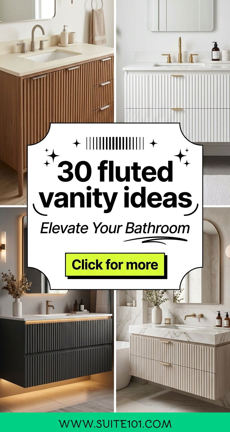 30 fluted vanity ideas That Elevate Your Bathroom So Easily - 30 fluted vanity ideas: That Elevate Your Bathroom So Easily