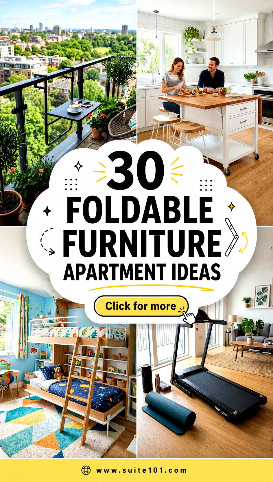 30 foldable furniture apartment ideas to Save Space Fast - 30 foldable furniture apartment ideas: to Save Space Fast