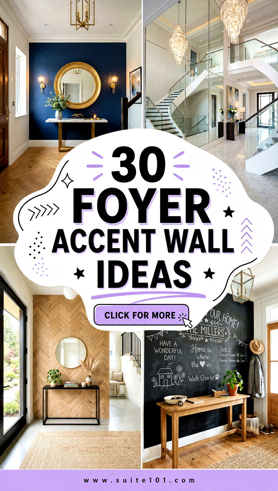 30 foyer accent wall ideas In Trendy Styles Youll Love Today - 30 foyer accent wall ideas In Trendy Styles You'll Love Today