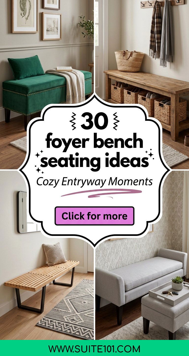 30 foyer bench seating ideas For Cozy Entryway Moments Every Day - 30 foyer bench seating ideas For Cozy Entryway Moments Every Day