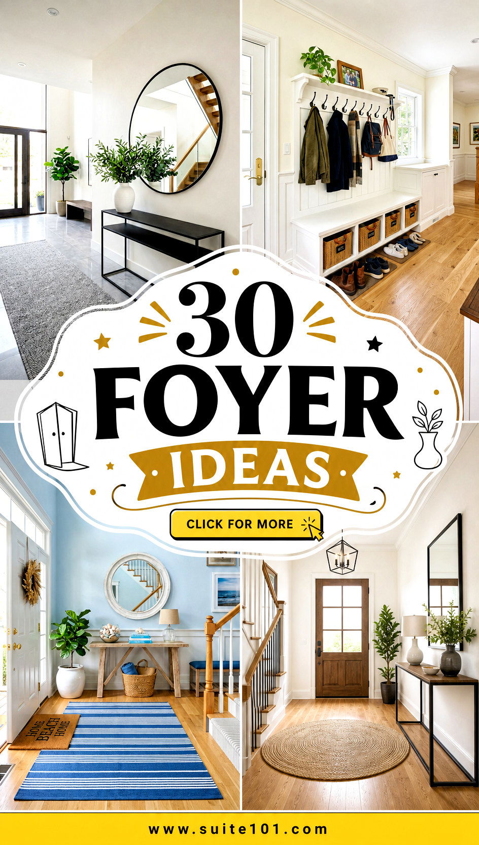 30 foyer ideas To Make Your Entryway Feel Polished And Inviting - 30 foyer ideas To Make Your Entryway Feel Polished And Inviting